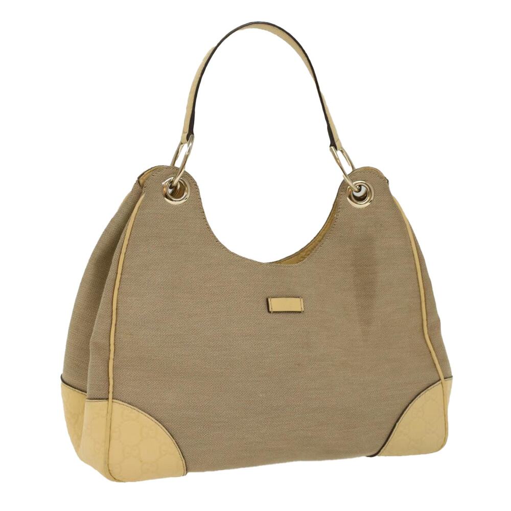 GUCCI GG Canvas Guccissima Shoulder Bag Outlet Black